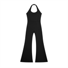 Women’s Black Halter Flared JumpsuitHalter Flared JumpsuitWomen’s Black Halter Flared Jumpsuit260607PODAG1801001