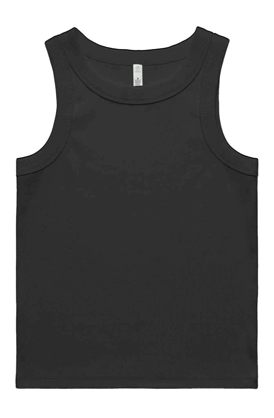 Women's Black Organic Rib TankWomen's Tank TopsWomen's Black Organic Rib TankAPQ - 5157053S5A0