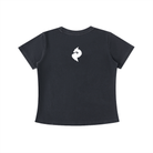 Women's Black Vintage Wash Slim Fit T-shirtVintage Wash Slim Fit T-shirtWomen's Black Vintage Wash Slim Fit T-shirt251016PODAA1149001