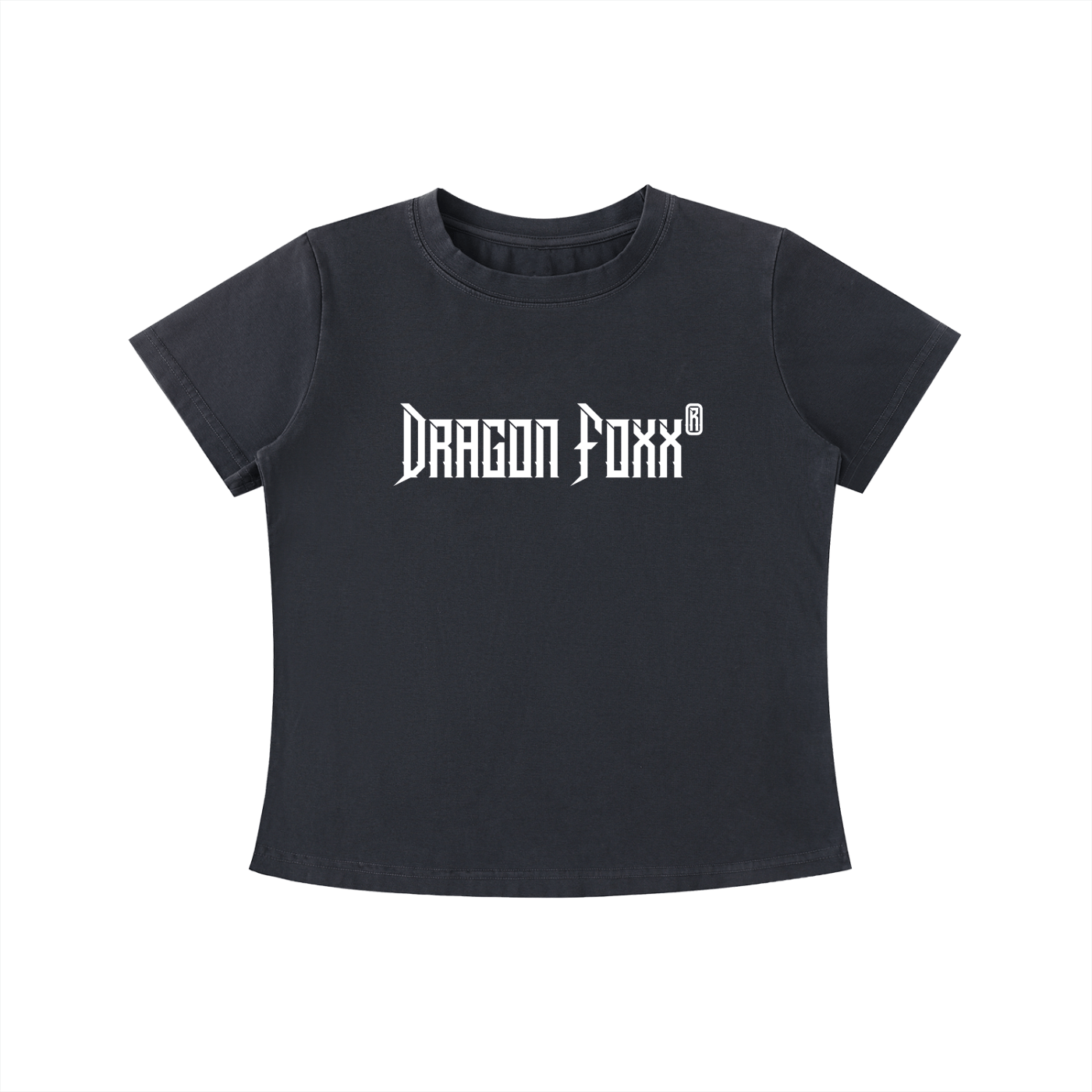 Women's Black Vintage Wash Slim Fit T-shirtVintage Wash Slim Fit T-shirtWomen's Black Vintage Wash Slim Fit T-shirt251016PODAA1149001
