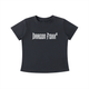 Women's Black Vintage Wash Slim Fit T-shirtVintage Wash Slim Fit T-shirtWomen's Black Vintage Wash Slim Fit T-shirt251016PODAA1149001