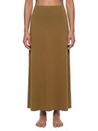 Women's Brown Knit Maxi SkirtKnit Maxi SkirtWomen's Brown Knit Maxi Skirt260505PODBL4270001