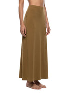 Women's Brown Knit Maxi SkirtKnit Maxi SkirtWomen's Brown Knit Maxi Skirt260505PODBL4270001