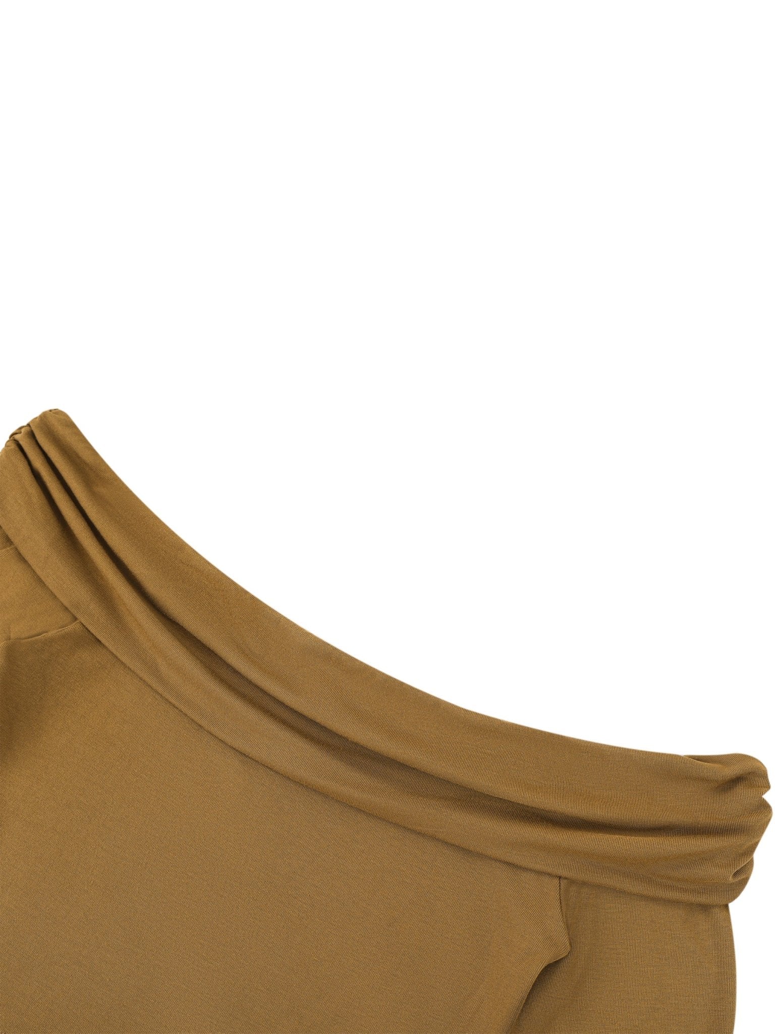 Women's Brown Off - the - Shoulder Bell Sleeve Crop T-ShirtOff - the - Shoulder Bell Sleeve Crop T-ShirtWomen's Brown Off - the - Shoulder Bell Sleeve Crop T-Shirt260507PODND2296001