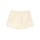 Women's Cream Apricot Essential Fleece Drawstring Sweat ShortsEssential Fleece Drawstring SweatshortsWomen's Cream Apricot Essential Fleece Drawstring Sweat Shorts251019PODBJ1282001