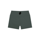 Women’s Dark Gray High Rise Yoga ShortsHigh Rise Yoga ShortsWomen’s Dark Gray High Rise Yoga Shorts260531PODBK2807001