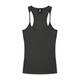 Women's Dark Gray Slim Fit Ribbed Racerback Tank TopSlim Fit Ribbed Racerback Tank TopWomen's Dark Gray Slim Fit Ribbed Racerback Tank Top260419PODAC3795001