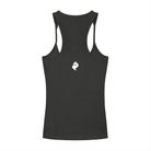 Women's Dark Gray Slim Fit Ribbed Racerback Tank TopSlim Fit Ribbed Racerback Tank TopWomen's Dark Gray Slim Fit Ribbed Racerback Tank Top260419PODAC3795001