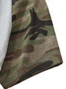 Women’s Flower Gray with Army Green Camo Raglan Crop T-ShirtCamo Raglan Crop T-ShirtWomen’s Flower Gray with Army Green Camo Raglan Crop T-Shirt260527PODAA3142001