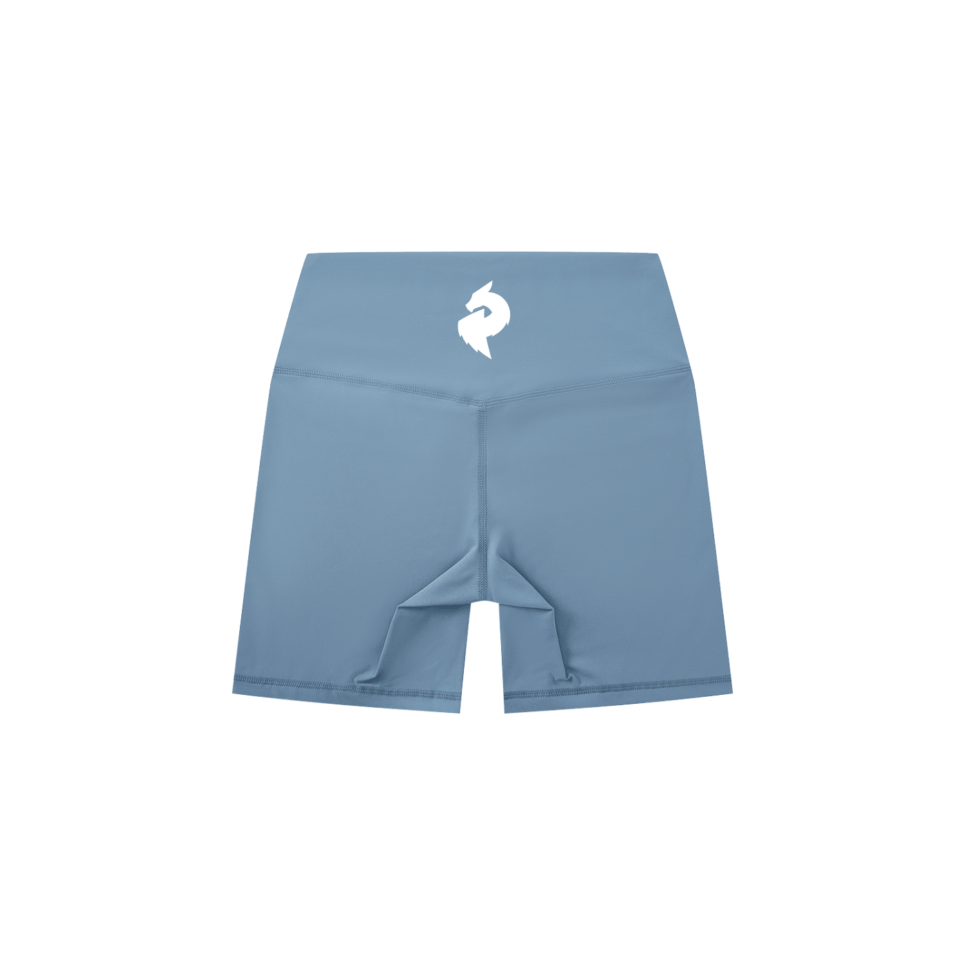 Women's Gray Blue High - Waisted Biker ShortsHigh - Waisted Biker ShortsWomen's Gray Blue High - Waisted Biker Shorts260508PODBJ1021001