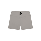 Women’s Gray High Rise Yoga ShortsHigh Rise Yoga ShortsWomen’s Gray High Rise Yoga Shorts260531PODBK2795001