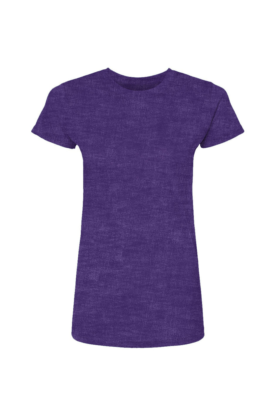 Women's Heather Purple Poly-Rich T-Shirt - Women's T-shirt - Apliiq - Women's Heather Purple Poly-Rich T-Shirt - APQ-4654339S5A0 - xs - heather purple - Comfortable fine knit jersey - Dragon Foxx™ - Durable Women's Apparel