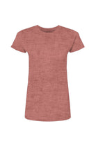 Women's Heather Red Poly-Rich T-Shirt - Women's T-shirt - Apliiq - Women's Heather Red Poly-Rich T-Shirt - APQ-4651972S5A0 - xs - heather red - Comfortable Fashion Tee - Dragon Foxx™ - Durable Women's Apparel