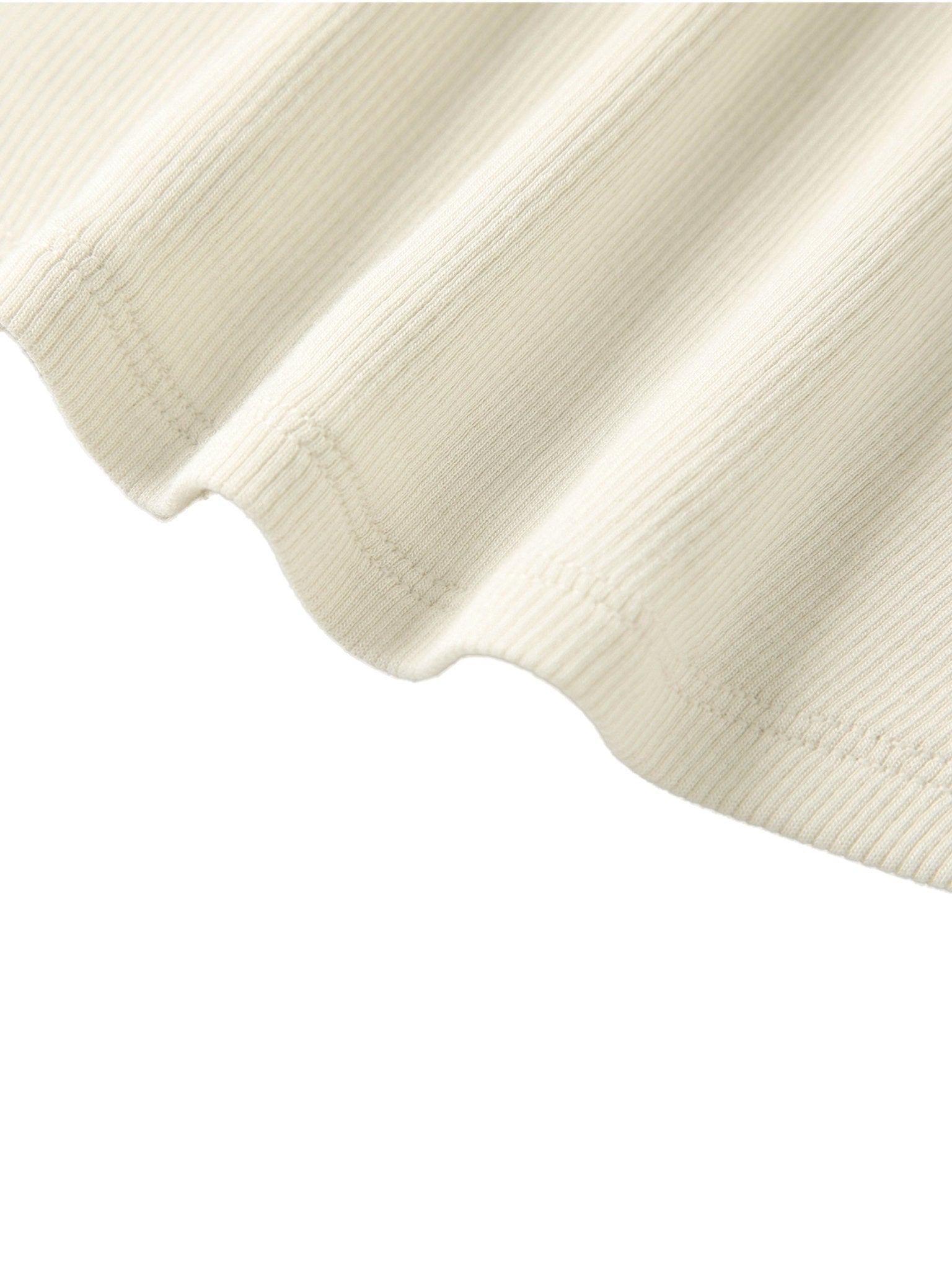 Women's Ivory White Modal Bodycon Henley ShirtWomen's Modal Bodycon Henley ShirtWomen's Ivory White Modal Bodycon Henley Shirt250906PODAA0952001