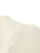 Women's Ivory White Modal Bodycon Henley ShirtWomen's Modal Bodycon Henley ShirtWomen's Ivory White Modal Bodycon Henley Shirt250906PODAA0952001