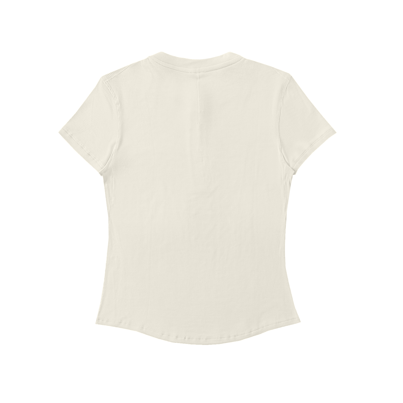 Women's Ivory White Modal Bodycon Henley ShirtWomen's Modal Bodycon Henley ShirtWomen's Ivory White Modal Bodycon Henley Shirt250906PODAA0952001