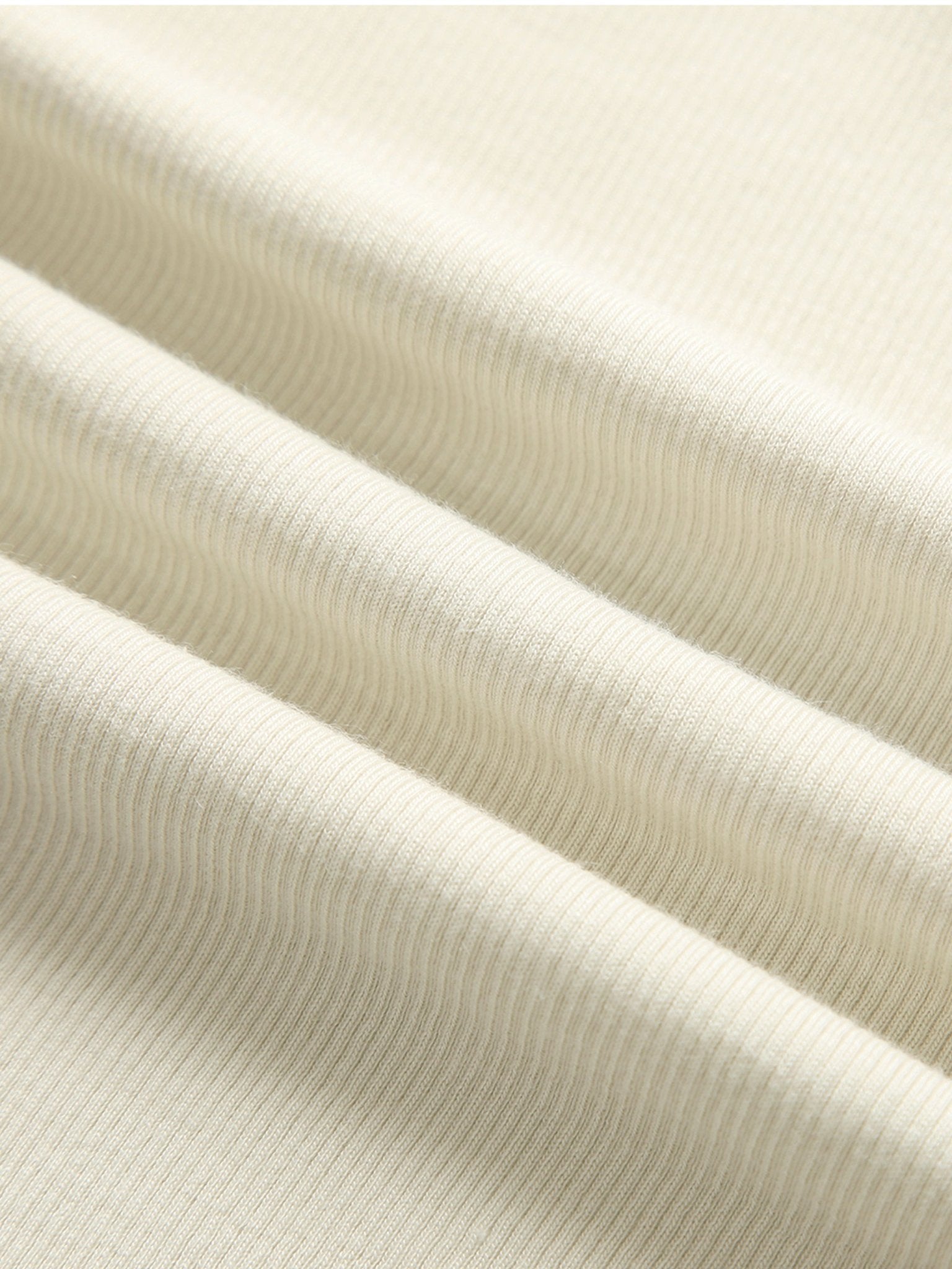 Women's Ivory White Modal Bodycon Henley ShirtWomen's Modal Bodycon Henley ShirtWomen's Ivory White Modal Bodycon Henley Shirt250906PODAA0952001