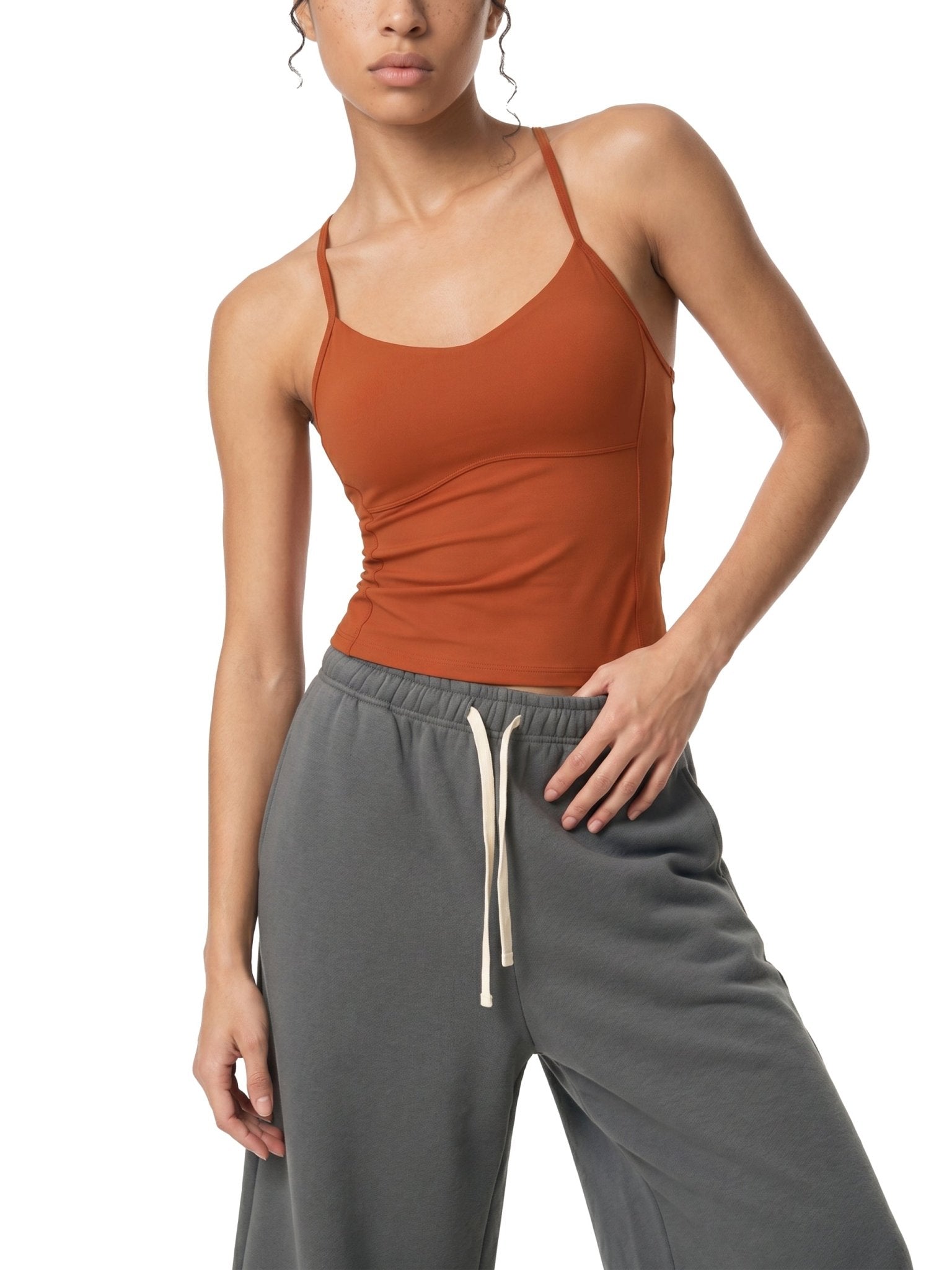 Women’s Orange - DF Black Yoga Sports BraYoga Sports BraWomen’s Orange - DF Black Yoga Sports Bra260529PODAC2513001