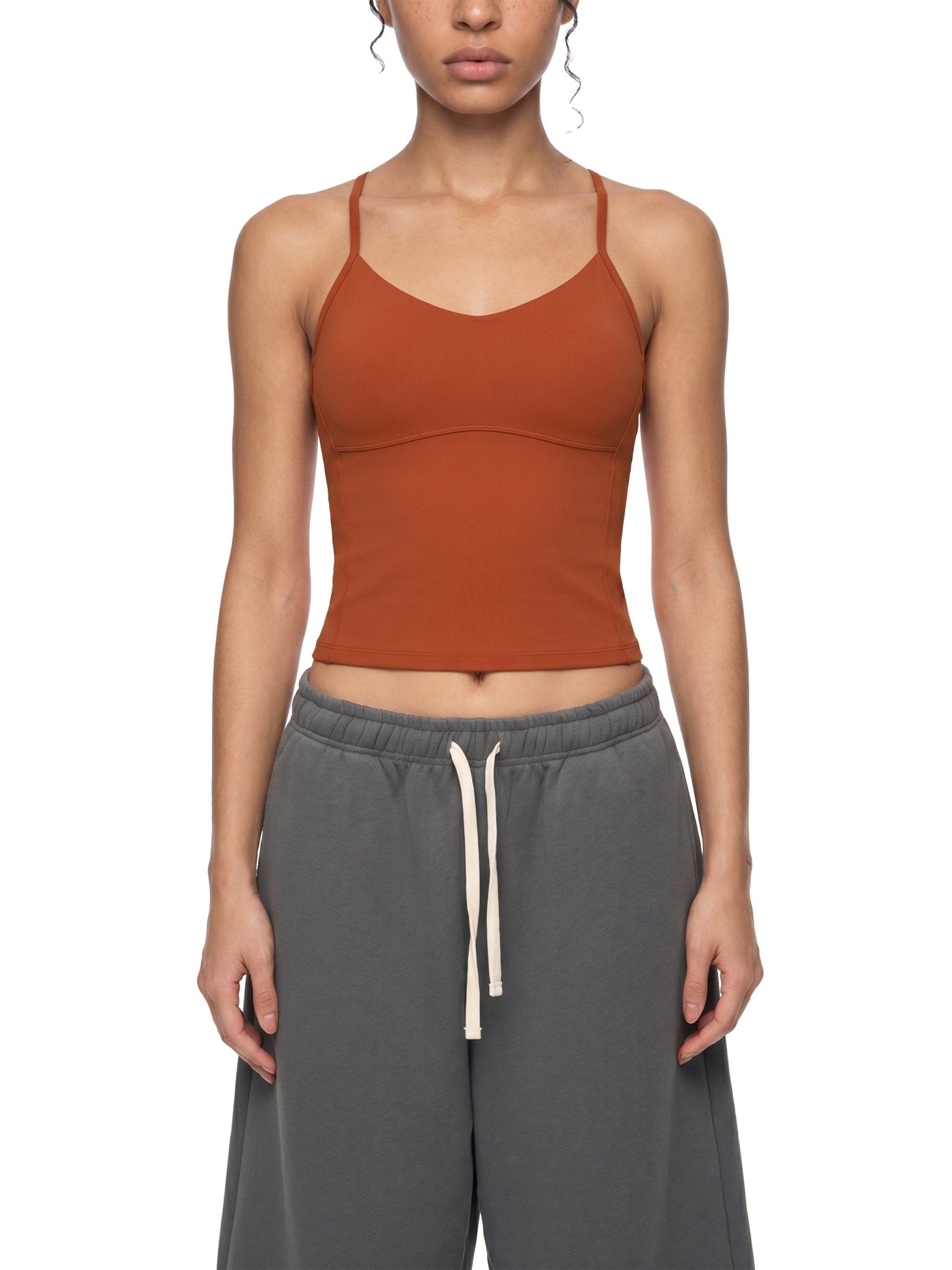 Women’s Orange - DF Black Yoga Sports BraYoga Sports BraWomen’s Orange - DF Black Yoga Sports Bra260529PODAC2513001