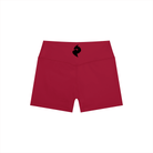 Women’s Red High Rise Yoga ShortsHigh Rise Yoga ShortsWomen’s Red High Rise Yoga Shorts260531PODBK2896001