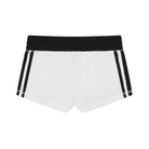 Women's White Contrast Stripe Track ShortsContrast Stripe Track ShortsWomen's White Contrast Stripe Track Shorts260419PODBJ1697001