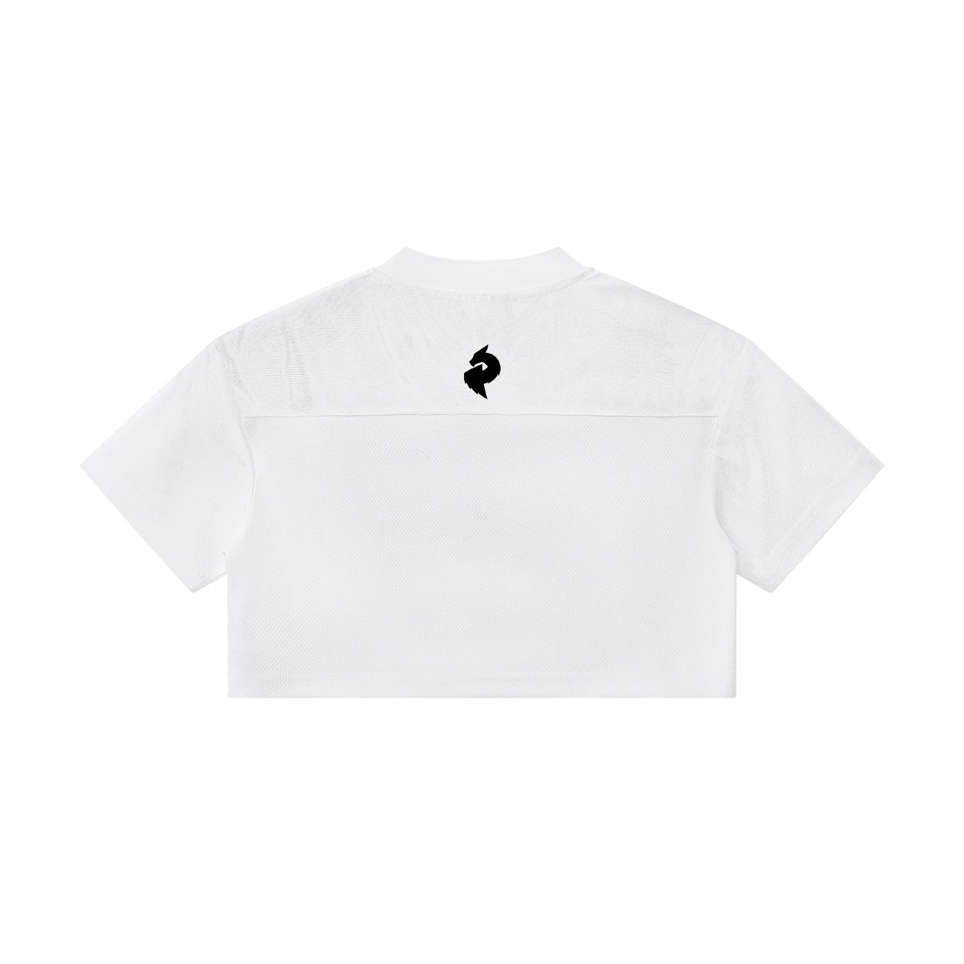 Women’s White Cropped Paneled V - Neck JerseyCropped Paneled V - Neck JerseyWomen’s White Cropped Paneled V - Neck Jersey260602PODAA3733001