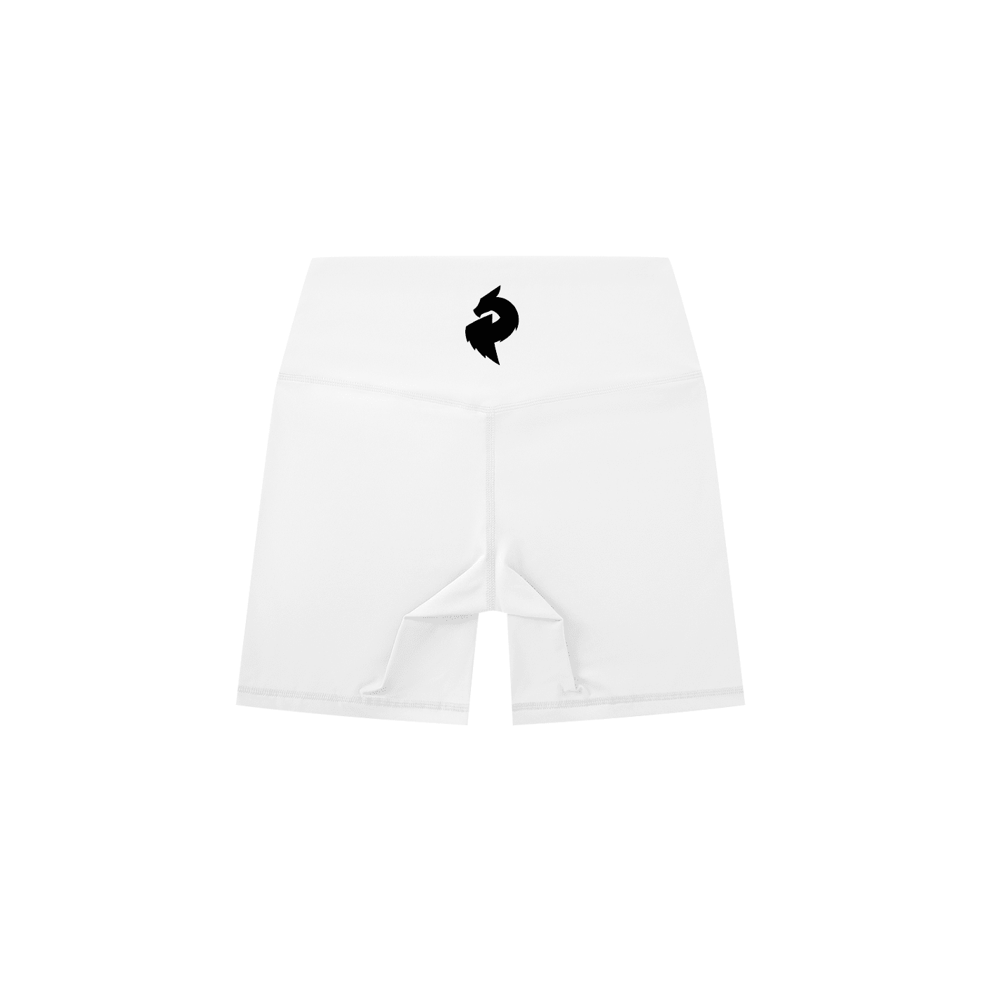 Women's White High - Waisted Biker ShortsHigh - Waisted Biker ShortsWomen's White High - Waisted Biker Shorts260508PODBJ0998001