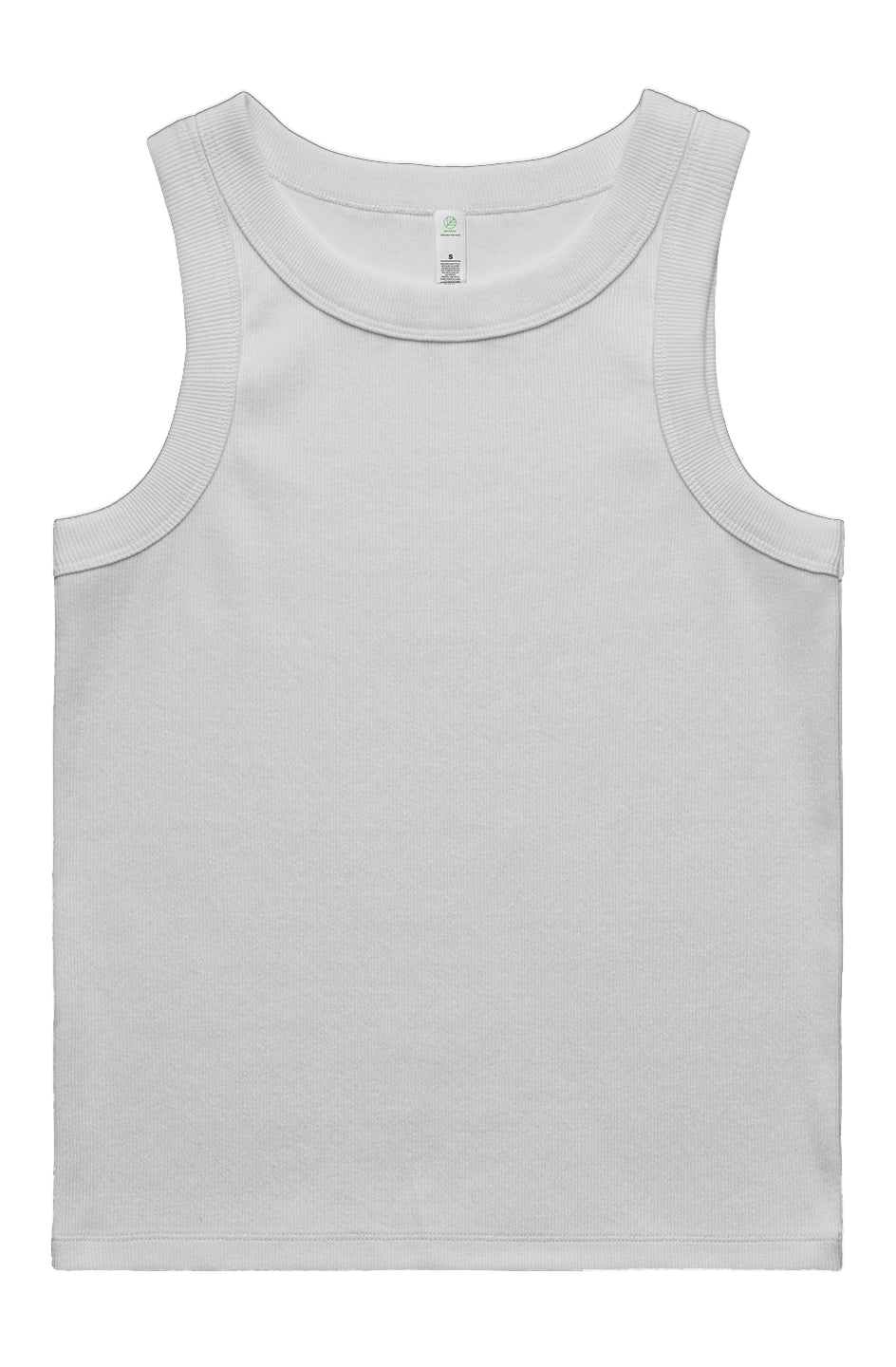 Women's White Organic Rib TankWomen's Tank TopsWomen's White Organic Rib TankAPQ - 5157058S5A0