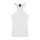 Women's White Slim Fit Ribbed Racerback Tank TopSlim Fit Ribbed Racerback Tank TopWomen's White Slim Fit Ribbed Racerback Tank Top260419PODAC3820001