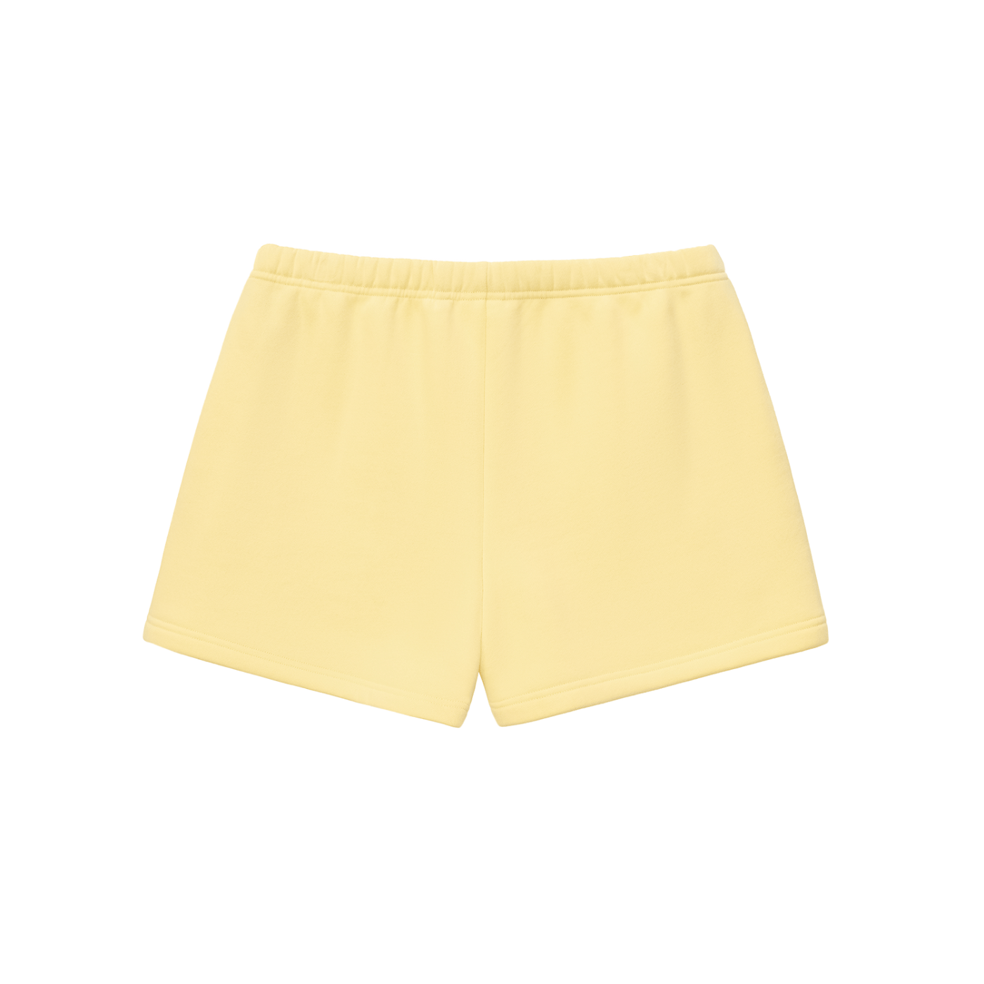 Women's Yellow Essential Fleece Drawstring Sweat ShortsEssential Fleece Drawstring SweatshortsWomen's Yellow Essential Fleece Drawstring Sweat Shorts251019PODBJ1602001