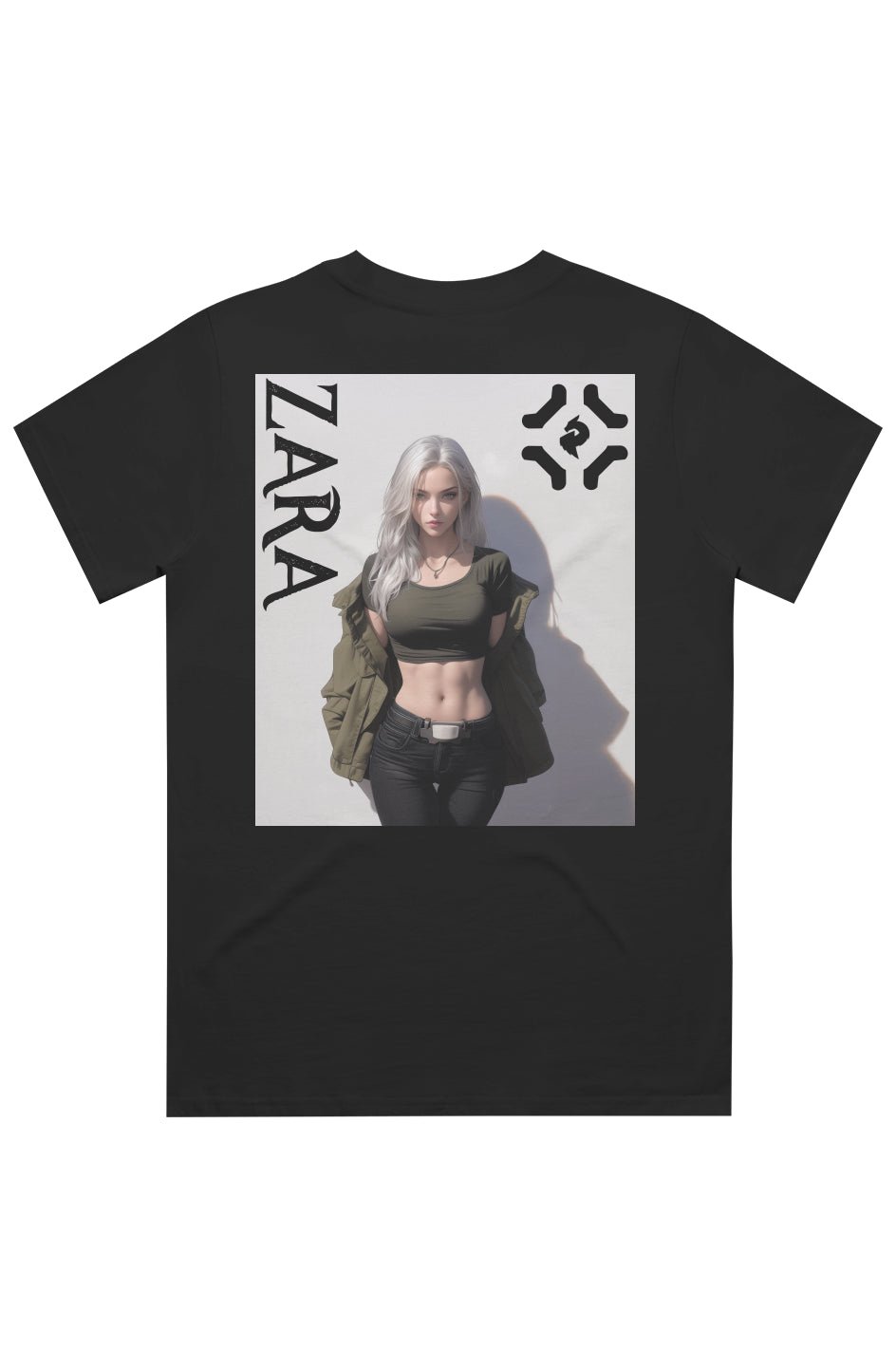 ZARA - Women's Black Graphic TeeWomen's T-shirtAPQ - 4880319S5A1