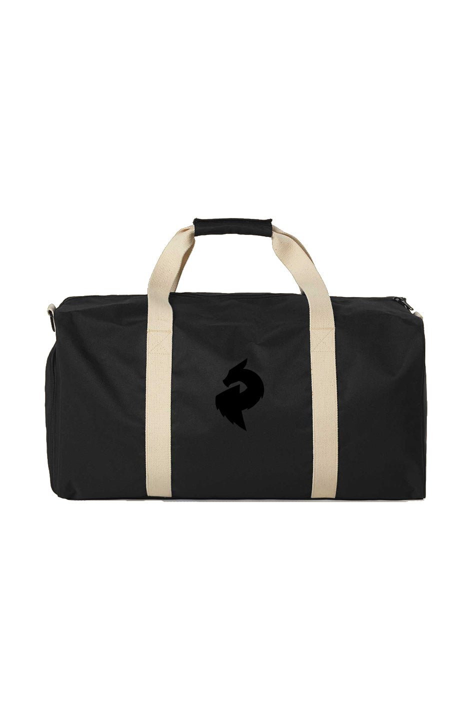 Black/Ecru Travel Bag by Dragon Foxx™ - Travel Bags - Apliiq - Black/Ecru Travel Bag by Dragon Foxx™ - APQ-4570915S34A1 - One Size - BLACK/ECRU - 11” x 11” x 22-3/4” Travel Bag - Accessories - Bags