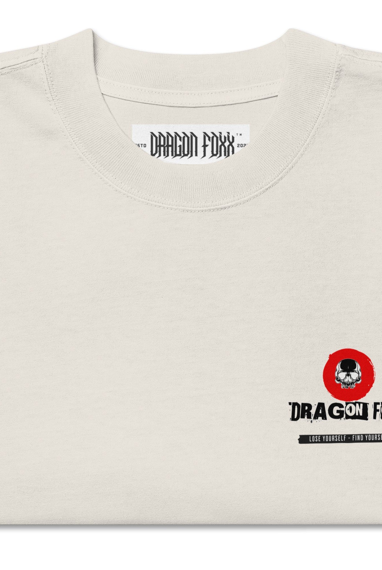 Dragon Foxx™ - Eclipse Isle - Men's Bone Oversized Faded T-Shirt - Men's T-Shirts - DRAGON FOXX™ - Dragon Foxx™ - Eclipse Isle - Men's Bone Oversized Faded T-Shirt - 7344420_17570 - S - Faded Bone - Dragon Foxx™ - Dragon Foxx™ - Eclipse Isle - Men's Bone Oversized faded T-Shirt - Dragon Foxx™ - Eclipse Isle - Men's Oversized faded T-Shirt
