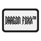 Dragon Foxx™ Embroidered White and Black Patch - Dragon Foxx™ Embroidered White Patch - DRAGON FOXX™ - Dragon Foxx™ Embroidered White and Black Patch - 3662437_15565 - White/Black - 3″ (7.6 cm) in diameter - 3" Patch - Accessories - Clothing Patch