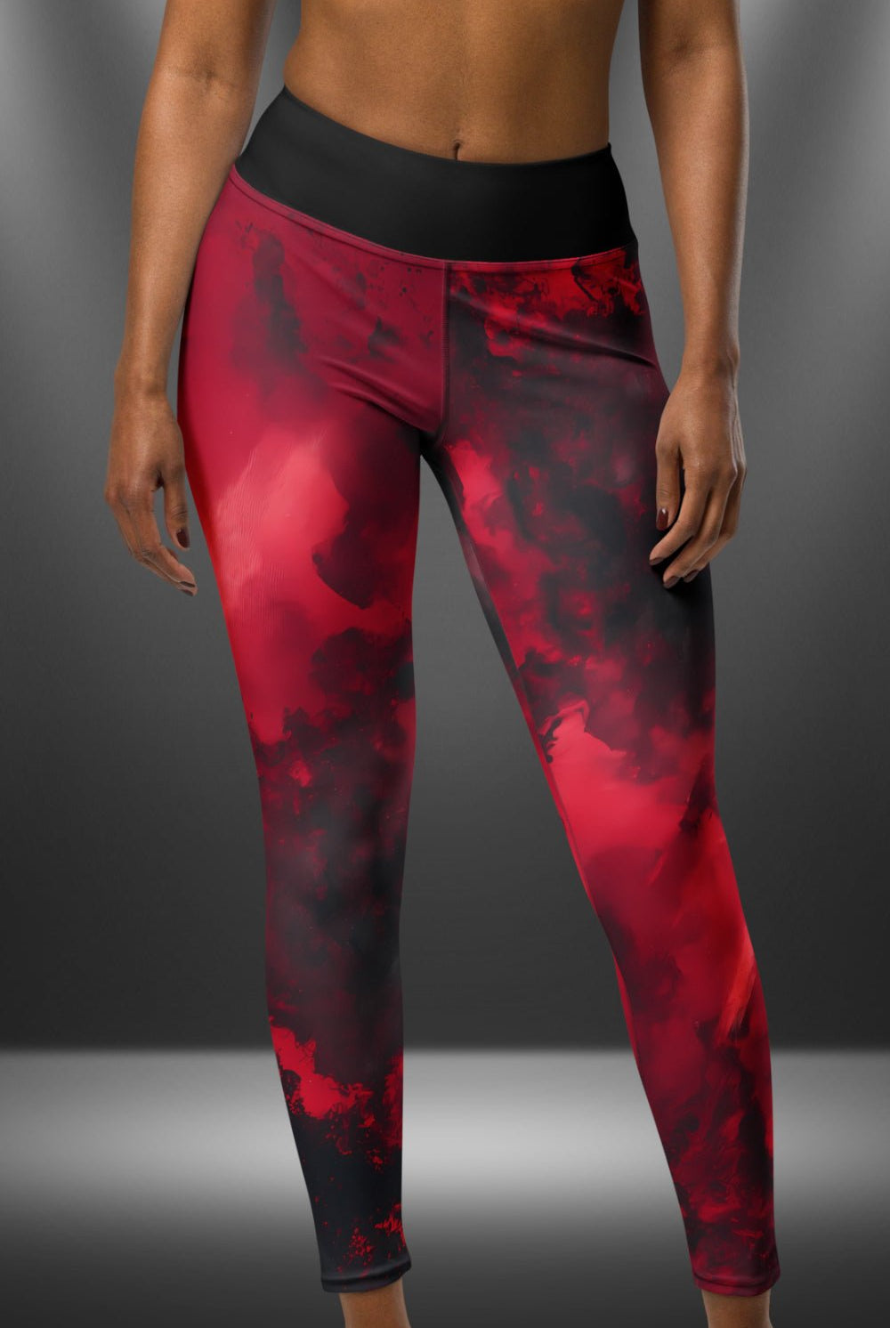 Dragon Foxx™ Red and Black Particle Yoga Leggings - Dragon Foxx™ Yoga Leggings - DRAGON FOXX™ - Dragon Foxx™ Red and Black Particle Yoga Leggings - 2549769_8353 - XS - Red / Black - Dragon Foxx™ - Dragon Foxx™ Particle Yoga Leggings - Dragon Foxx™ Red and Black Particle Yoga Leggings