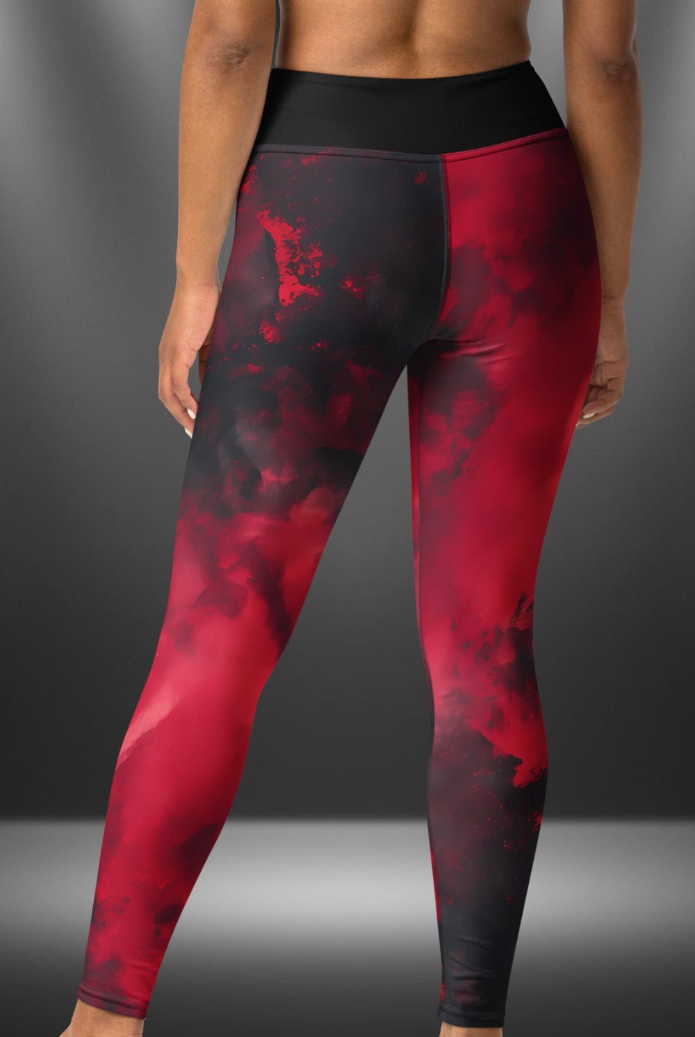 Dragon Foxx™ Red and Black Particle Yoga Leggings - Dragon Foxx™ Yoga Leggings - DRAGON FOXX™ - Dragon Foxx™ Red and Black Particle Yoga Leggings - 2549769_8353 - XS - Red / Black - Dragon Foxx™ - Dragon Foxx™ Particle Yoga Leggings - Dragon Foxx™ Red and Black Particle Yoga Leggings