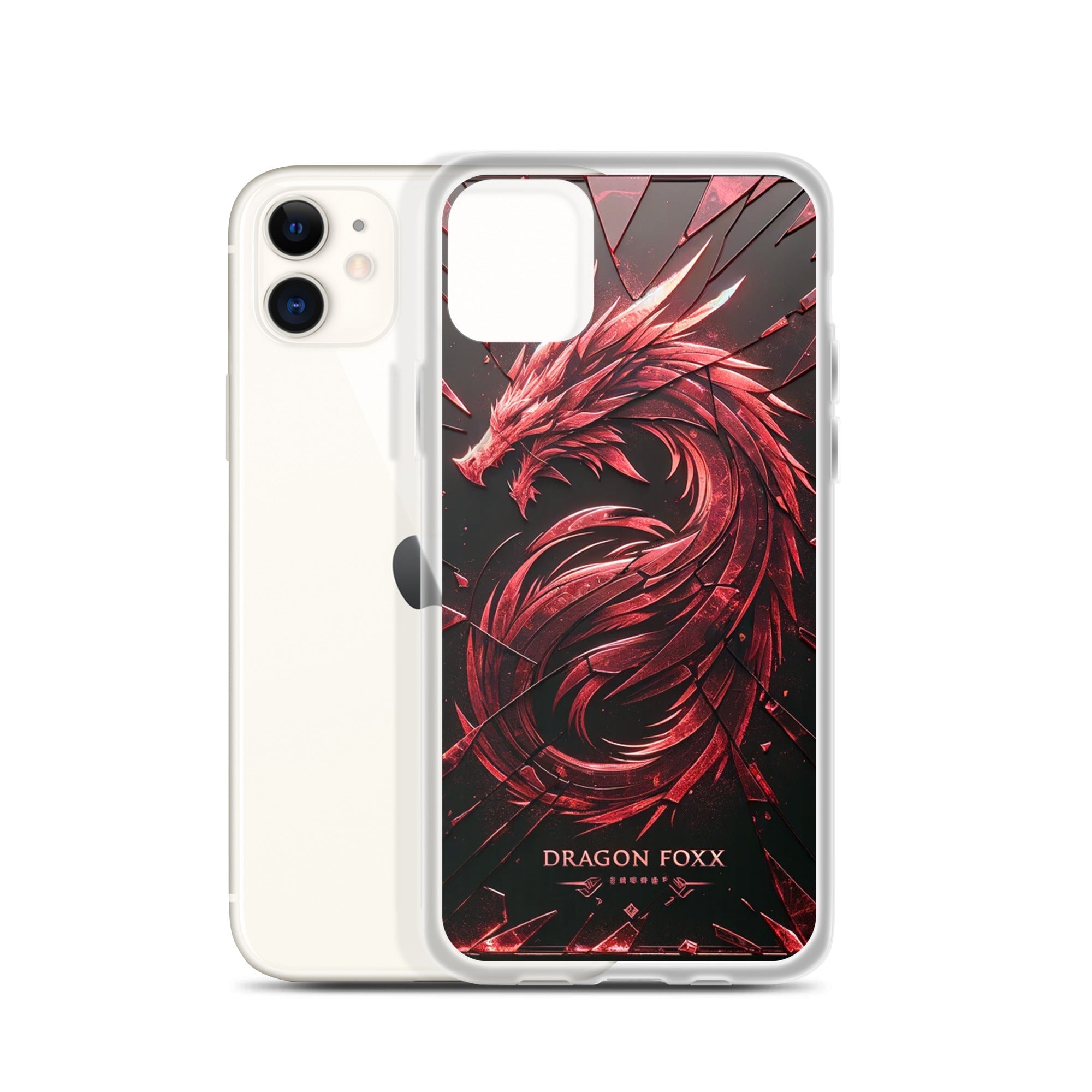 DRAGON FOXX™ Red Dragon Phone Case for iPhone® - Phone Case for iPhone® - DRAGON FOXX™ - DRAGON FOXX™ Red Dragon Phone Case for iPhone® - 7805351_10994 - iPhone 11 - Red/Black/Clear - Accessories - Dragon Foxx™ - DRAGON FOXX™ Phone Case for iPhone®