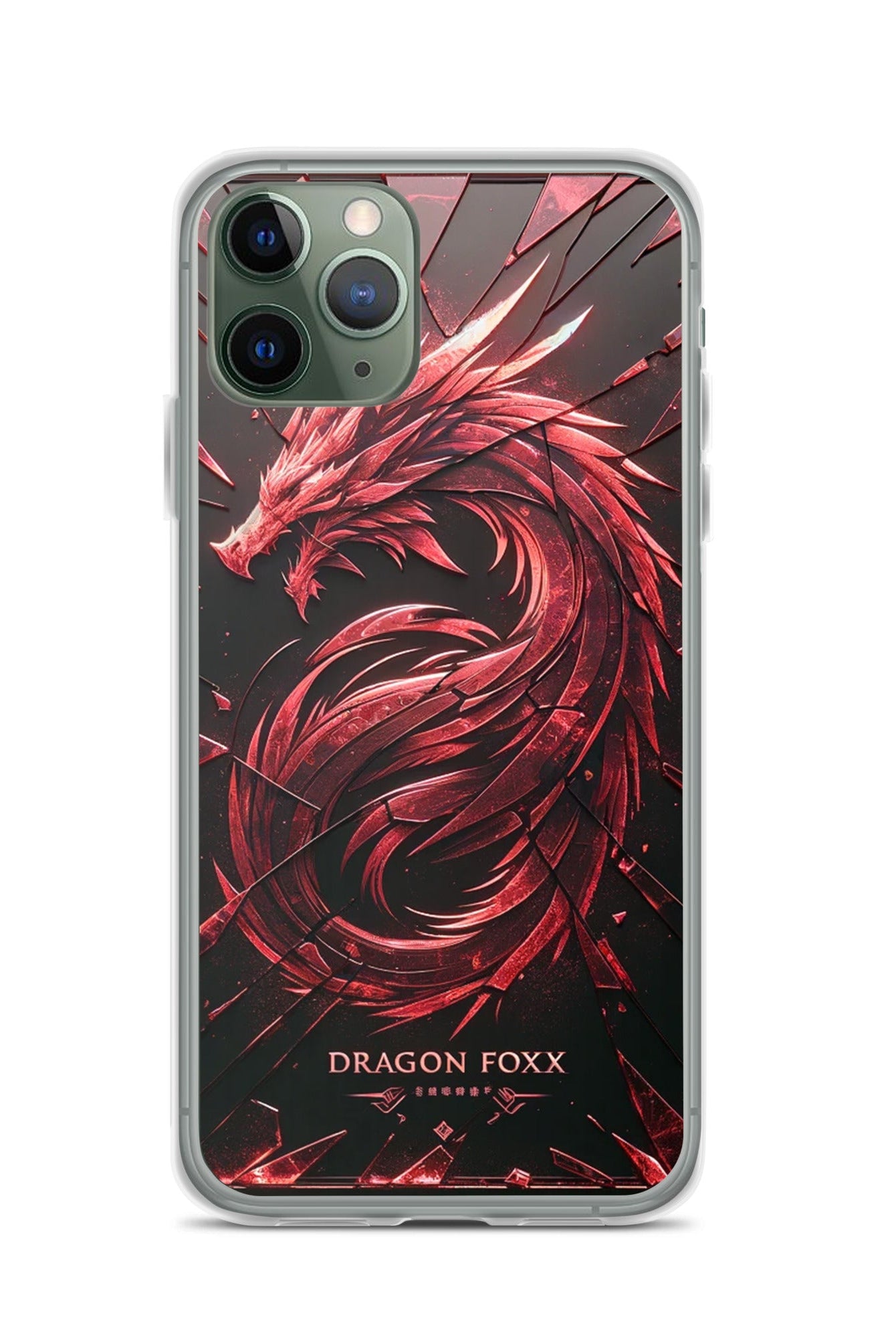 DRAGON FOXX™ Red Dragon Phone Case for iPhone® - Phone Case for iPhone® - DRAGON FOXX™ - DRAGON FOXX™ Red Dragon Phone Case for iPhone® - 7805351_10995 - iPhone 11 Pro - Red/Black/Clear - Accessories - Dragon Foxx™ - DRAGON FOXX™ Phone Case for iPhone®