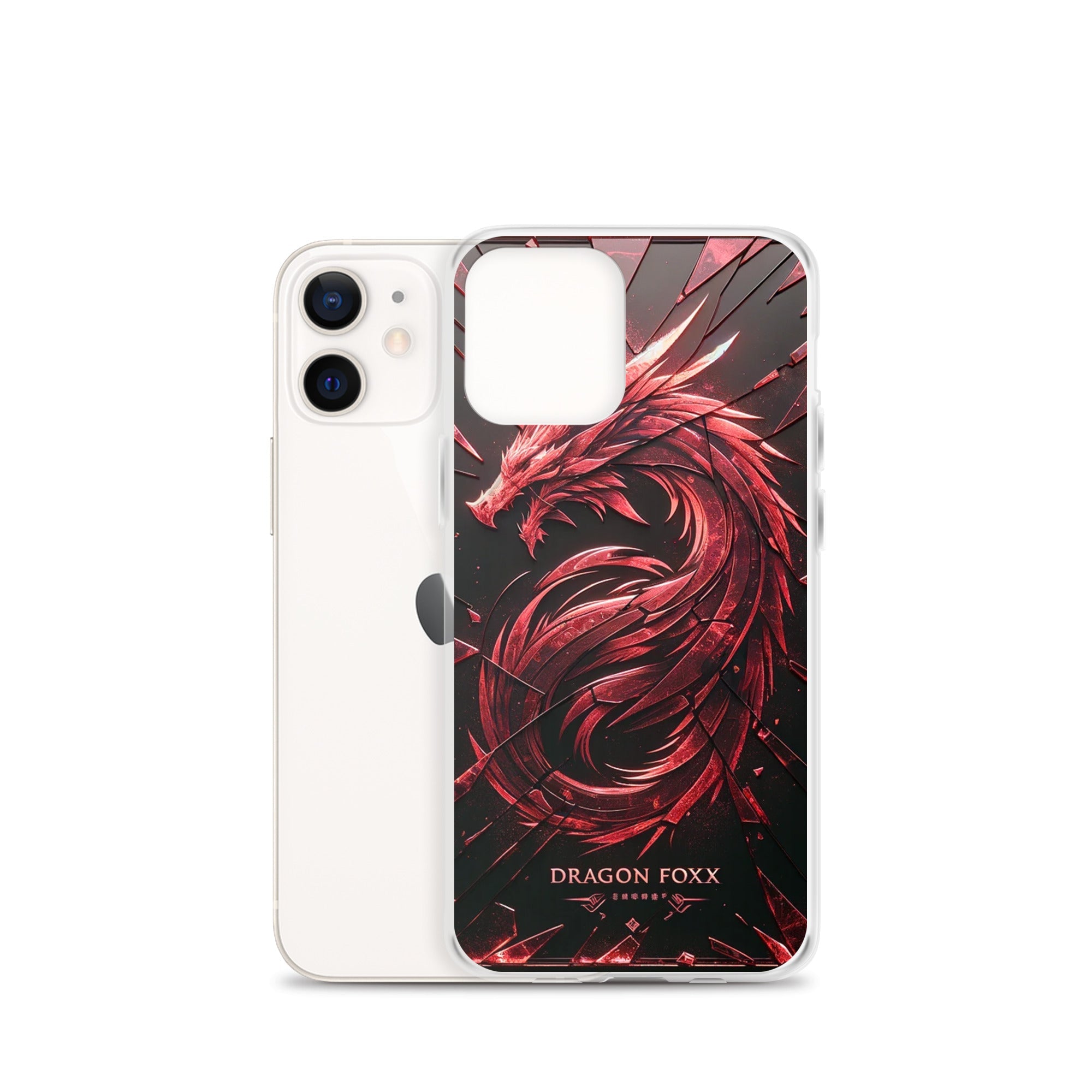 DRAGON FOXX™ Red Dragon Phone Case for iPhone® - Phone Case for iPhone® - DRAGON FOXX™ - DRAGON FOXX™ Red Dragon Phone Case for iPhone® - 7805351_11703 - iPhone 12 mini - Red/Black/Clear - Accessories - Dragon Foxx™ - DRAGON FOXX™ Phone Case for iPhone®