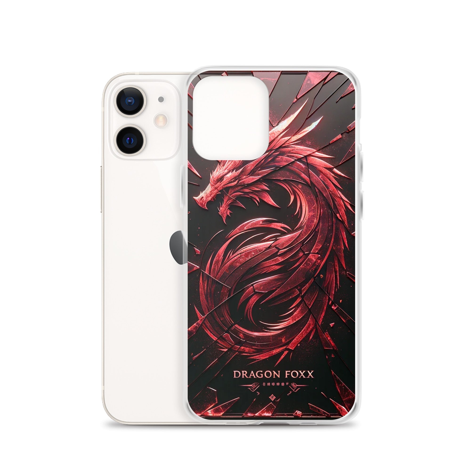 DRAGON FOXX™ Red Dragon Phone Case for iPhone® - Phone Case for iPhone® - DRAGON FOXX™ - DRAGON FOXX™ Red Dragon Phone Case for iPhone® - 7805351_11704 - iPhone 12 - Red/Black/Clear - Accessories - Dragon Foxx™ - DRAGON FOXX™ Phone Case for iPhone®