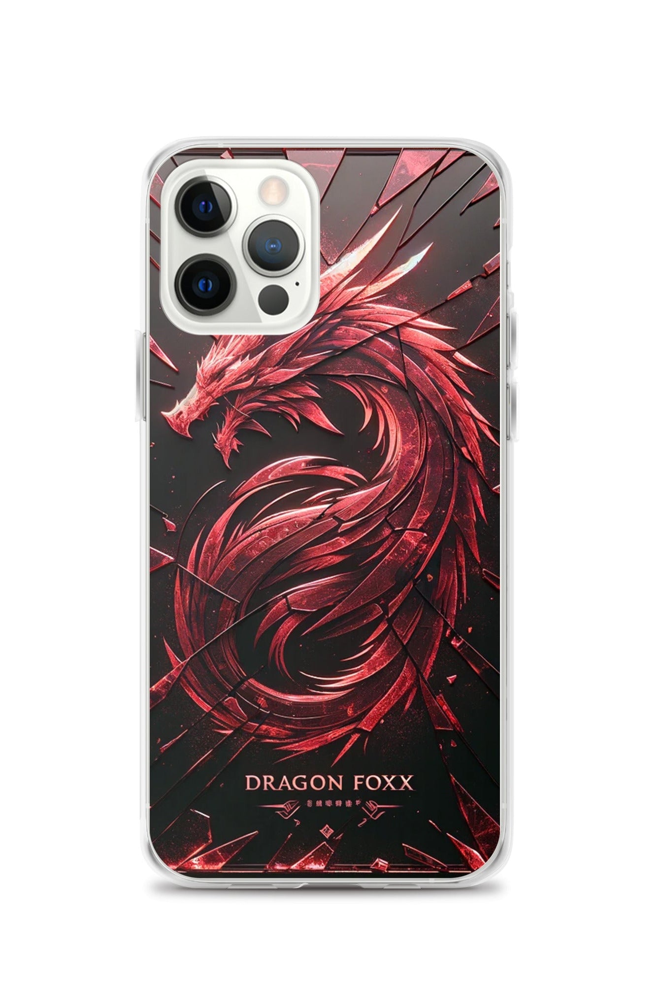 DRAGON FOXX™ Red Dragon Phone Case for iPhone® - Phone Case for iPhone® - DRAGON FOXX™ - DRAGON FOXX™ Red Dragon Phone Case for iPhone® - 7805351_11808 - iPhone 12 Pro - Red/Black/Clear - Accessories - Dragon Foxx™ - DRAGON FOXX™ Phone Case for iPhone®
