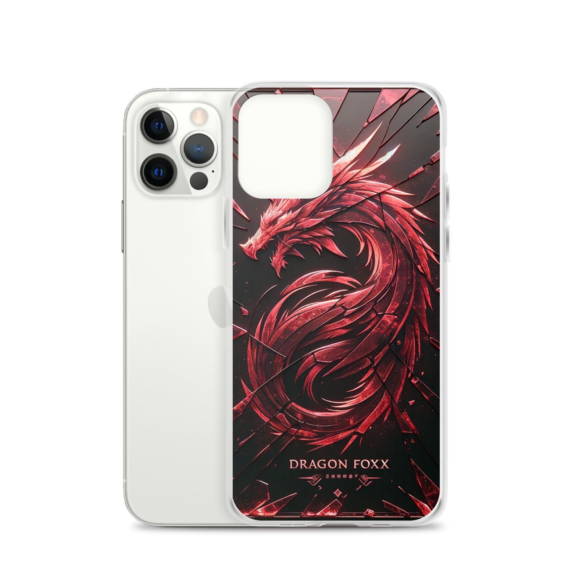 DRAGON FOXX™ Red Dragon Phone Case for iPhone® - Phone Case for iPhone® - DRAGON FOXX™ - DRAGON FOXX™ Red Dragon Phone Case for iPhone® - 7805351_11808 - iPhone 12 Pro - Red/Black/Clear - Accessories - Dragon Foxx™ - DRAGON FOXX™ Phone Case for iPhone®