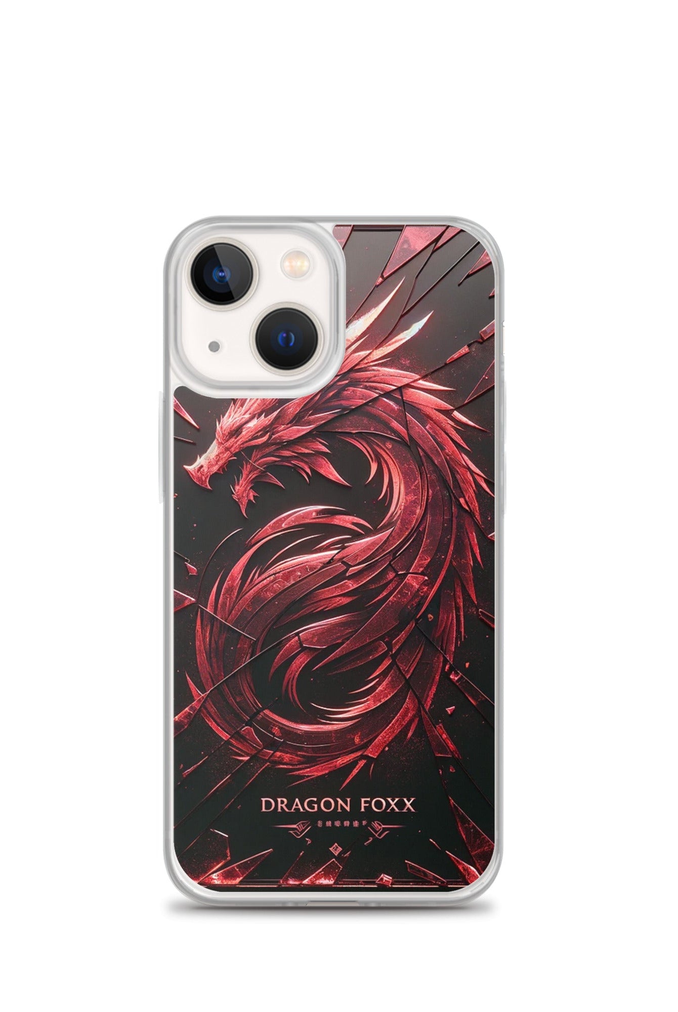 DRAGON FOXX™ Red Dragon Phone Case for iPhone® - Phone Case for iPhone® - DRAGON FOXX™ - DRAGON FOXX™ Red Dragon Phone Case for iPhone® - 7805351_13428 - iPhone 13 mini - Red/Black/Clear - Accessories - Dragon Foxx™ - DRAGON FOXX™ Phone Case for iPhone®