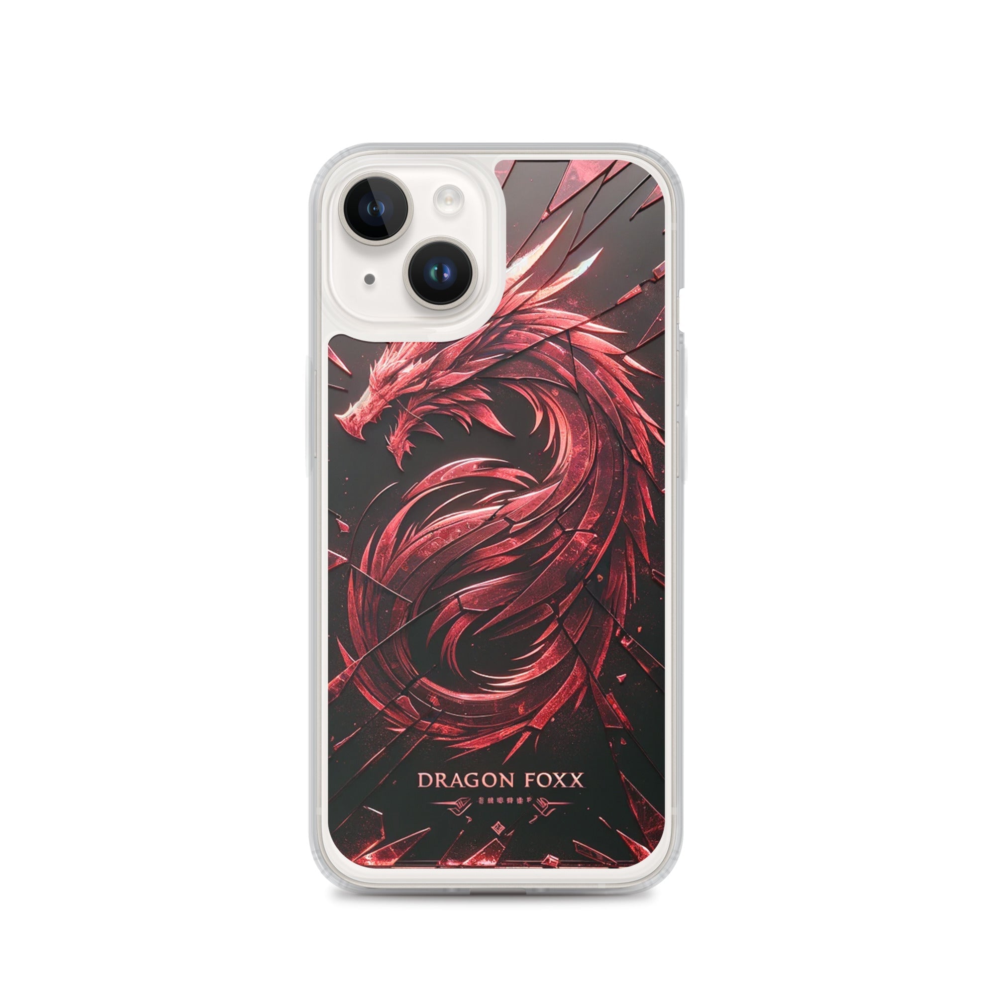 DRAGON FOXX™ Red Dragon Phone Case for iPhone® - Phone Case for iPhone® - DRAGON FOXX™ - DRAGON FOXX™ Red Dragon Phone Case for iPhone® - 7805351_16240 - iPhone 14 - Red/Black/Clear - Accessories - Dragon Foxx™ - DRAGON FOXX™ Phone Case for iPhone®