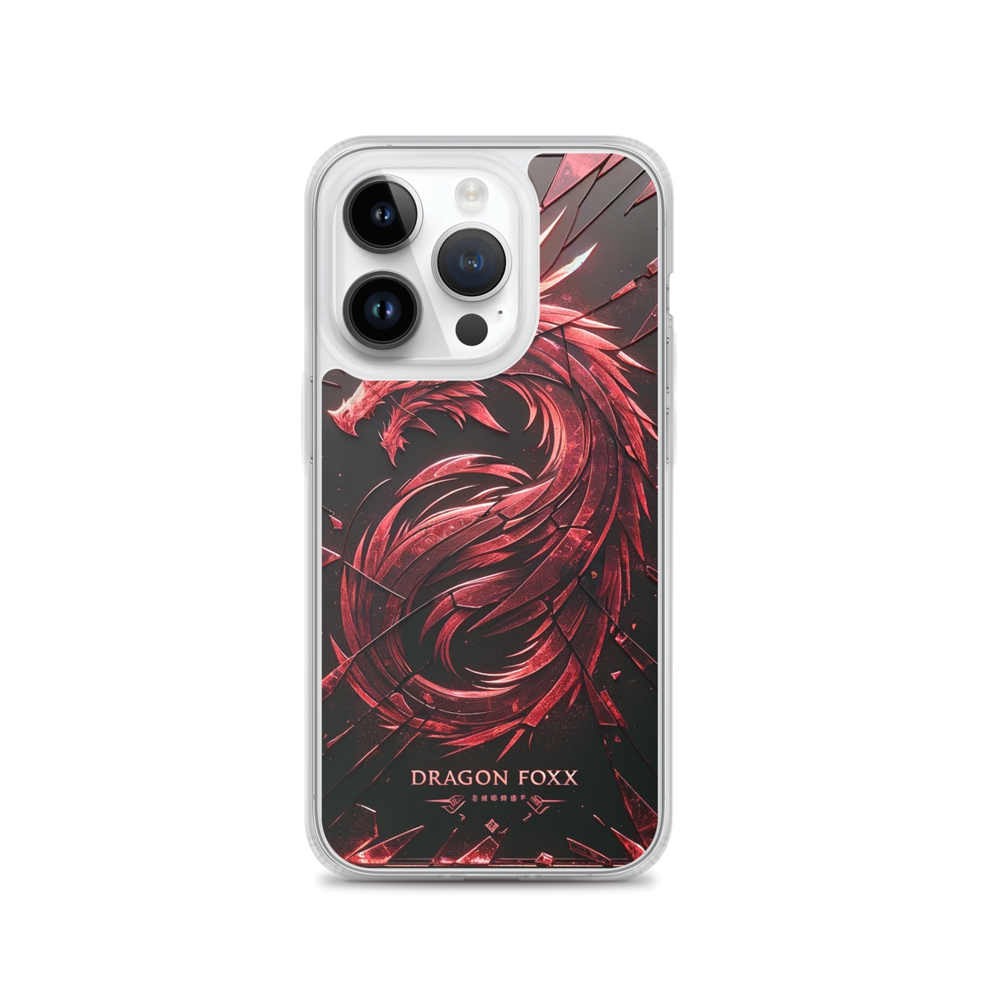 DRAGON FOXX™ Red Dragon Phone Case for iPhone® - Phone Case for iPhone® - DRAGON FOXX™ - DRAGON FOXX™ Red Dragon Phone Case for iPhone® - 7805351_16241 - iPhone 14 Pro - Red/Black/Clear - Accessories - Dragon Foxx™ - DRAGON FOXX™ Phone Case for iPhone®
