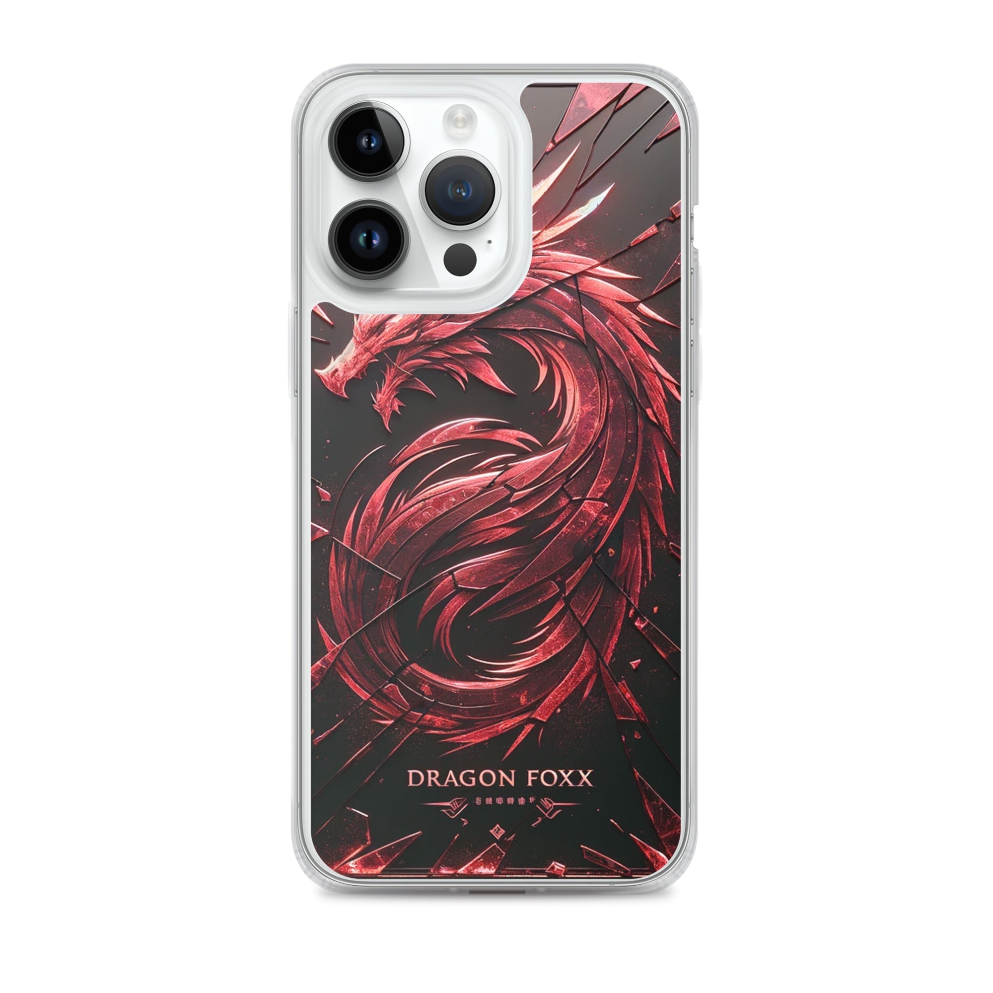 DRAGON FOXX™ Red Dragon Phone Case for iPhone® - Phone Case for iPhone® - DRAGON FOXX™ - DRAGON FOXX™ Red Dragon Phone Case for iPhone® - 7805351_16243 - iPhone 14 Pro Max - Red/Black/Clear - Accessories - Dragon Foxx™ - DRAGON FOXX™ Phone Case for iPhone®