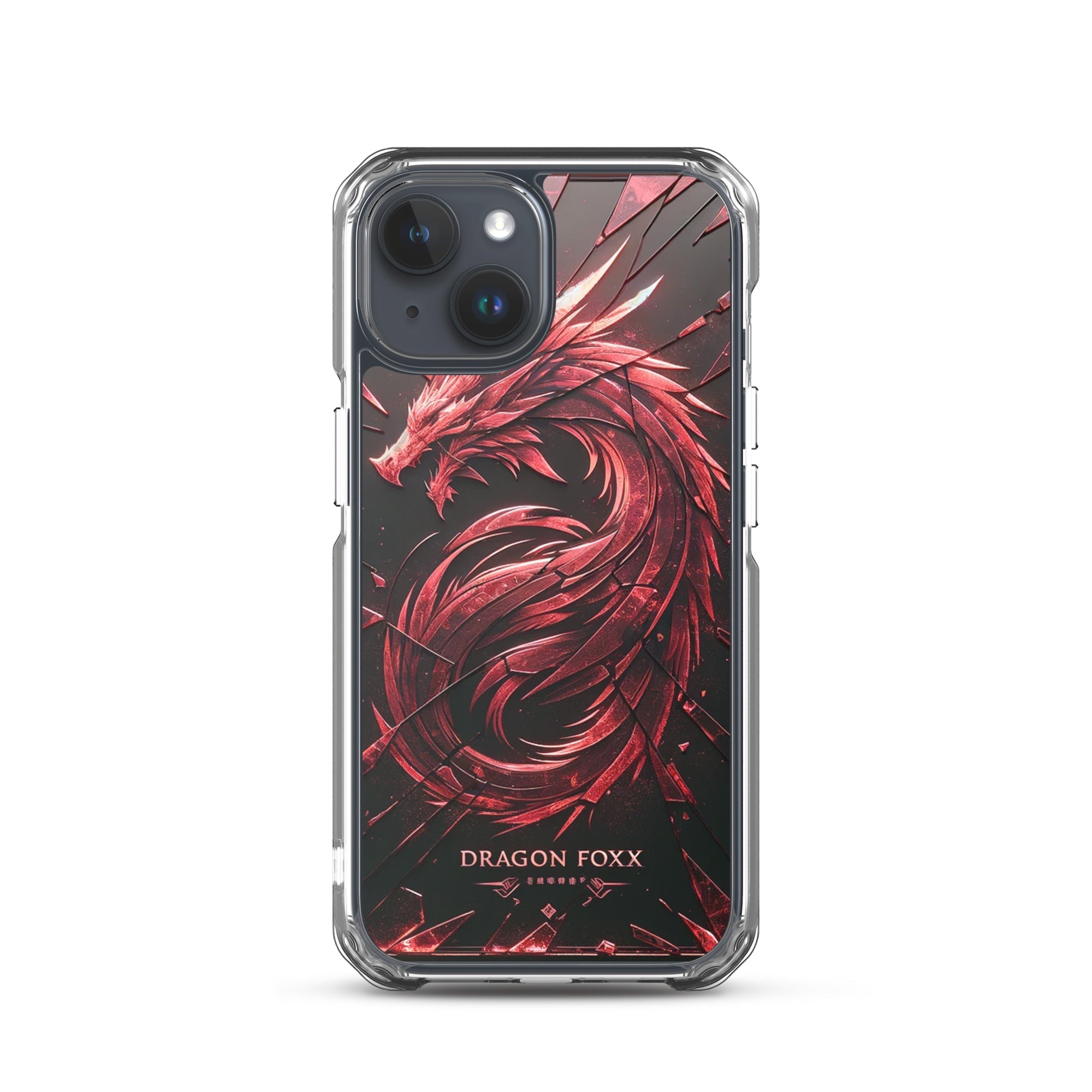 DRAGON FOXX™ Red Dragon Phone Case for iPhone® - Phone Case for iPhone® - DRAGON FOXX™ - DRAGON FOXX™ Red Dragon Phone Case for iPhone® - 7805351_17616 - iPhone 15 - Red/Black/Clear - Accessories - Dragon Foxx™ - DRAGON FOXX™ Phone Case for iPhone®