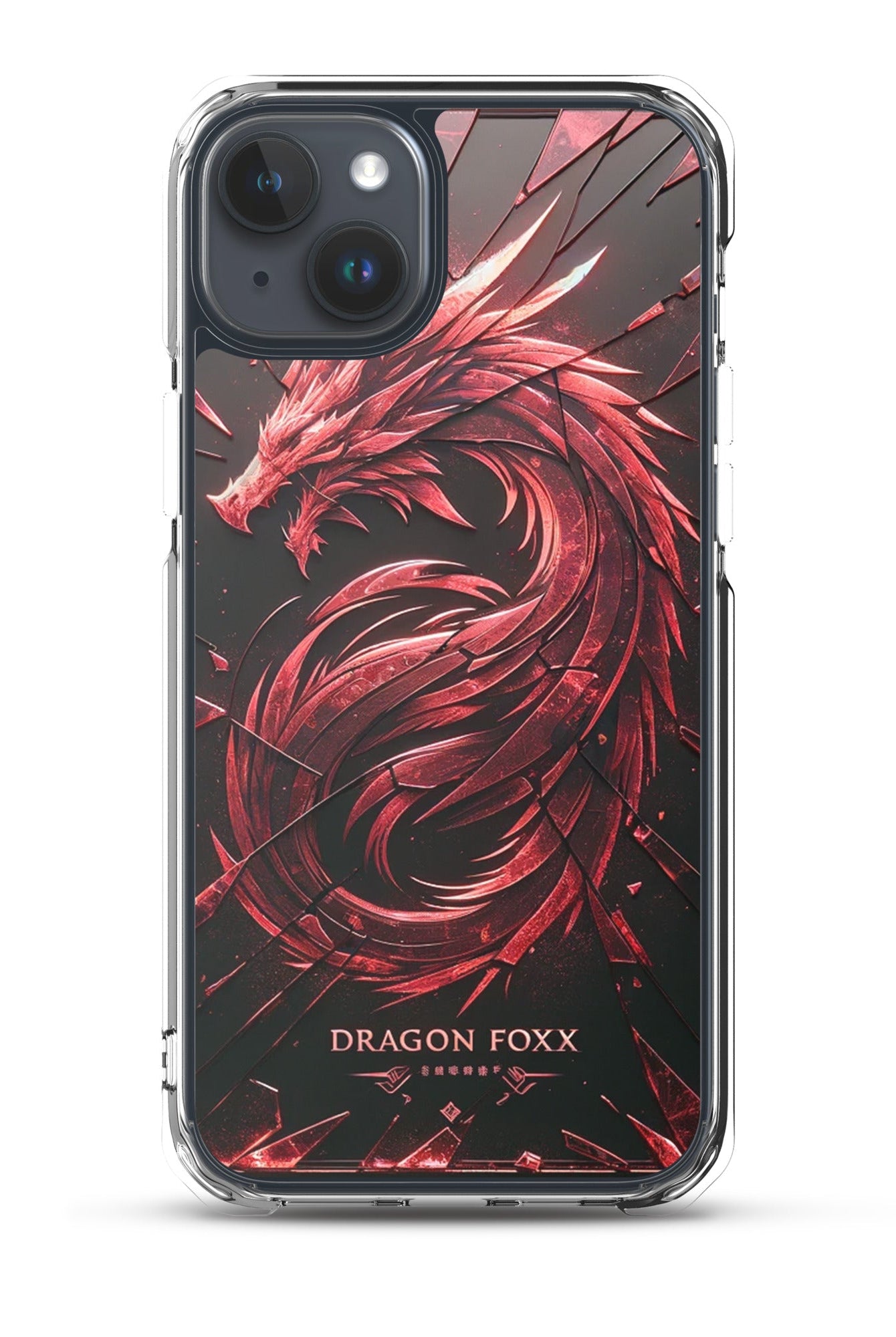 DRAGON FOXX™ Red Dragon Phone Case for iPhone® - Phone Case for iPhone® - DRAGON FOXX™ - DRAGON FOXX™ Red Dragon Phone Case for iPhone® - 7805351_17617 - iPhone 15 Plus - Red/Black/Clear - Accessories - Dragon Foxx™ - DRAGON FOXX™ Phone Case for iPhone®