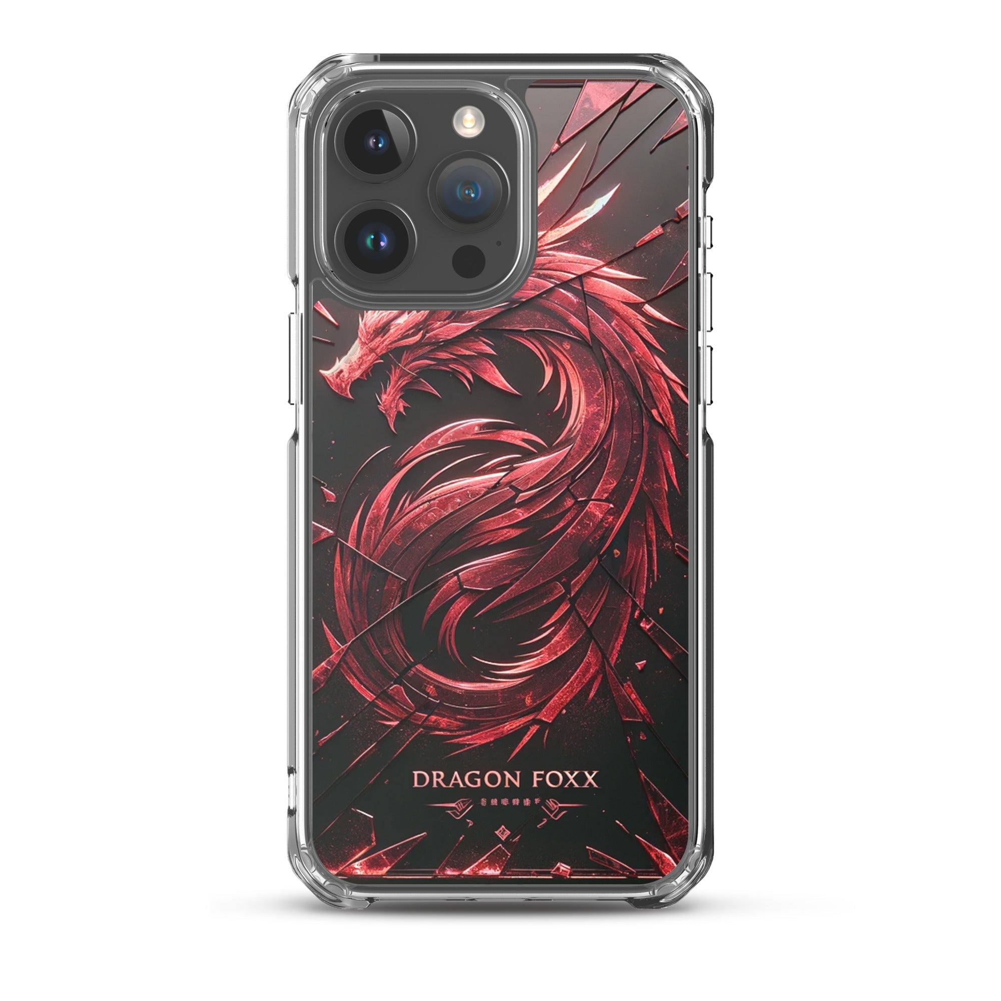 DRAGON FOXX™ Red Dragon Phone Case for iPhone® - Phone Case for iPhone® - DRAGON FOXX™ - DRAGON FOXX™ Red Dragon Phone Case for iPhone® - 7805351_17619 - iPhone 15 Pro Max - Red/Black/Clear - Accessories - Dragon Foxx™ - DRAGON FOXX™ Phone Case for iPhone®