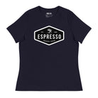 ESPRESSO - Women's Relaxed Fit Graphic T-Shirt in 16 Colors - Women's Relaxed Fit Graphic T-Shirt - DRAGON FOXX™ - 7218598_10235 - Navy - S - Athletic Heather T-shirt - Berry T-shirt - Black T-shirt